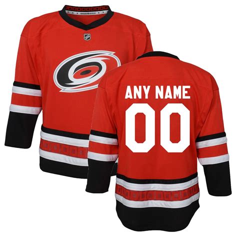 Carolina Hurricanes Infant Red Home Replica Custom Jersey