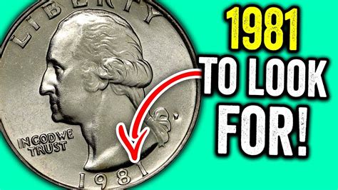 1981 QUARTERS WORTH MONEY - RARE ERROR COINS TO LOOK FOR IN POCKET CHANGE - YouTube