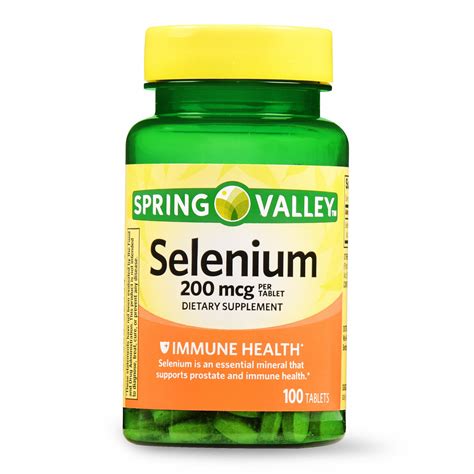 Spring Valley Selenium 200 mcg Tablets 100 ct