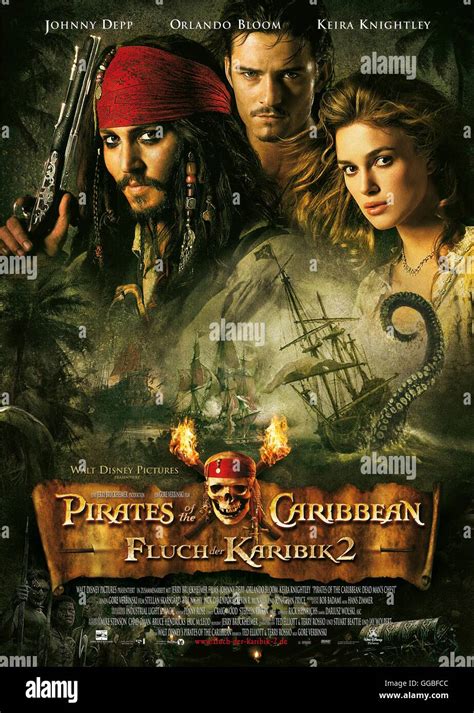 Pirates caribbean movie poster hi-res stock photography and images - Alamy