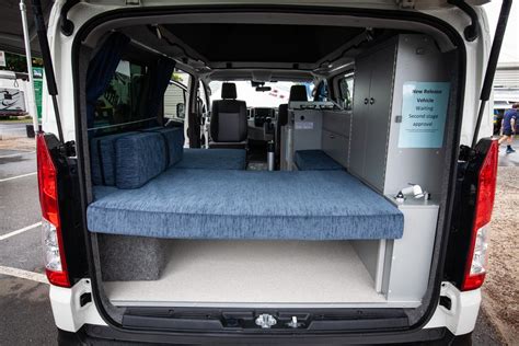 Toyota Hiace pops open into a sleek turbodiesel camper van