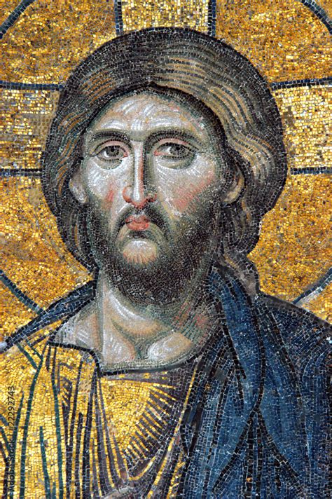 Mosaic of Jesus Christ Stock Photo | Adobe Stock