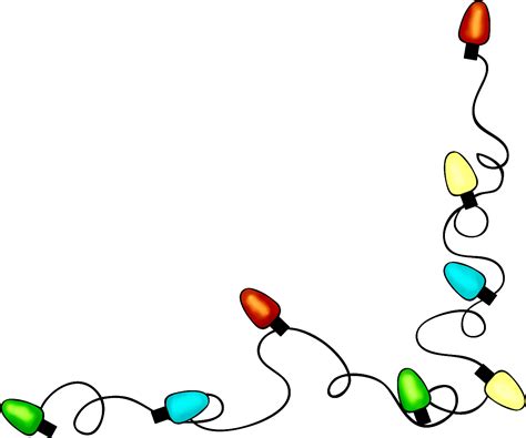 Transparent Christmas Lights Png - Transparent Christmas Lights Border Clipart - Full Size ...