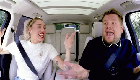 Miley Cyrus Sings Throwback Hits on Carpool Karaoke - The News Wheel
