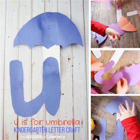 Letter U Craft - U is for Umbrella Kindergarten Letter Craft