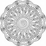 Premium Vector  Contour Mandala Of spiral Curls And A Large In sketch template
