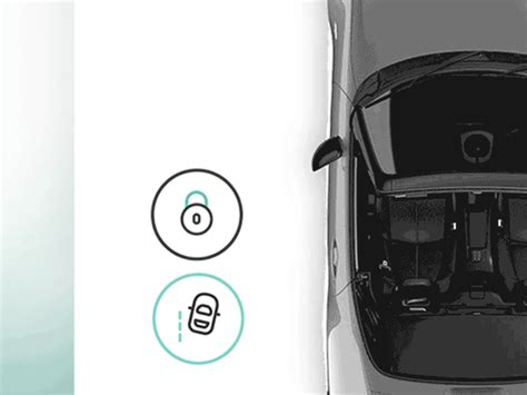 car app unlock-doors ui by Ole Klaenfoth on Dribbble