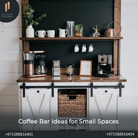 Small coffee corner: How do you set up a coffee corner?