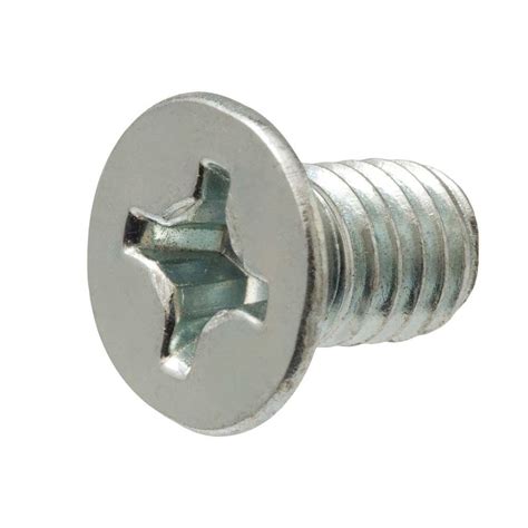 Everbilt M6-1 x 20 mm Stainless Steel Flat-Head Metric Machine Screw ...