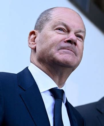 German Chancellor Olaf Scholz Arrives Federal Editorial Stock Photo ...