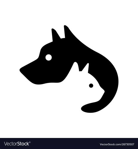 Dog and cat logo Royalty Free Vector Image - VectorStock