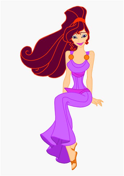 Megara Background Png - Disney Character Purple Hair, Transparent Png - kindpng