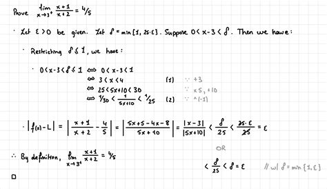 real analysis - One-sided limit epsilon delta proof - Mathematics Stack ...