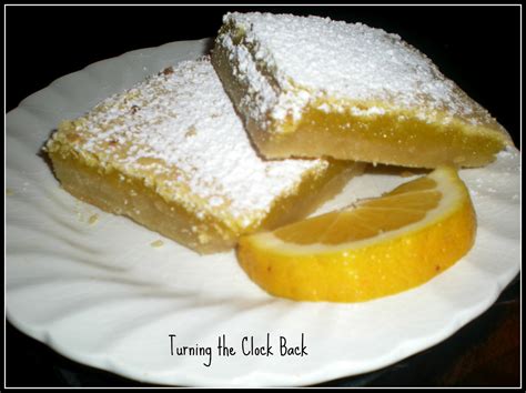 #Recipe: Easy Lemon Squares - Turning the Clock Back