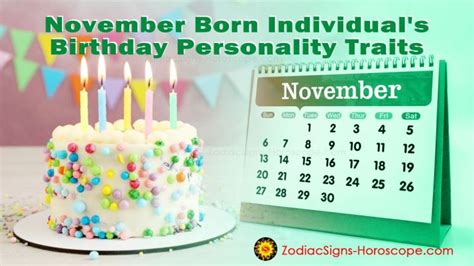 November Birthdays: Unveiling the Unique Birthday Personality Traits - ZodiacSigns-Horoscope.com