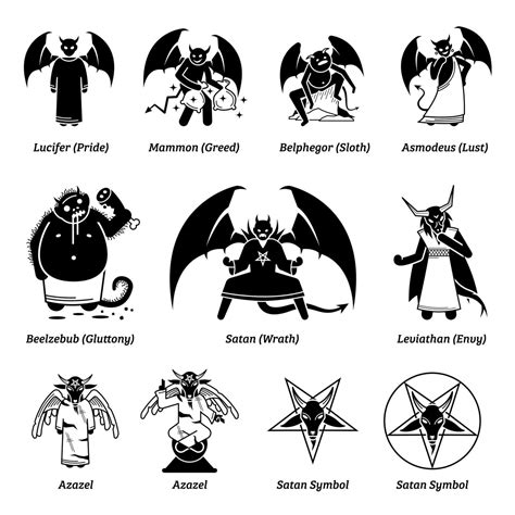 Seven Deadly Sins Symbols: The List With Colors And Animals Corresponding To 7 Cardinal Sins