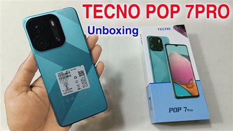 Tecno Pop 7pro Unboxing And First Impression || Tecno Pop 7pro Camera ...