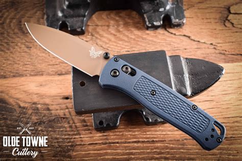 Benchmade Folding Knife: Bugout Crater Blue 535FE-05