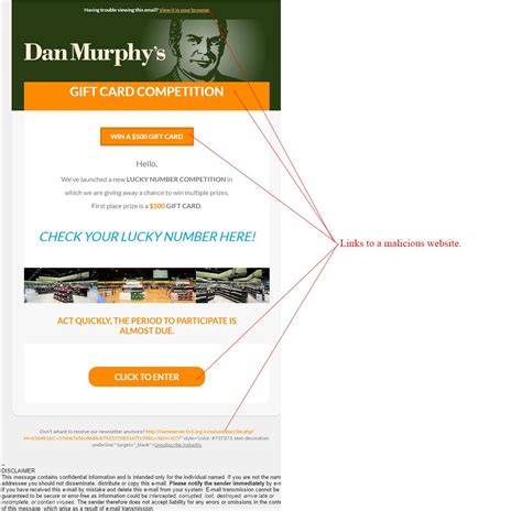 the homepage for dan murphy's gift card competition is shown in orange ...