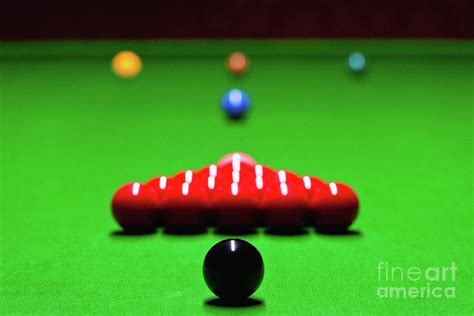 Snooker Table Setup Photograph by Microgen Images/science Photo Library