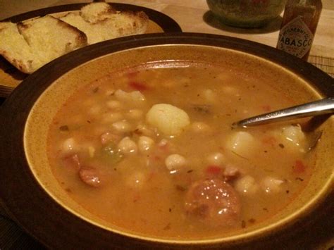 Garbanzo Bean Soup (Spanish Bean Soup)