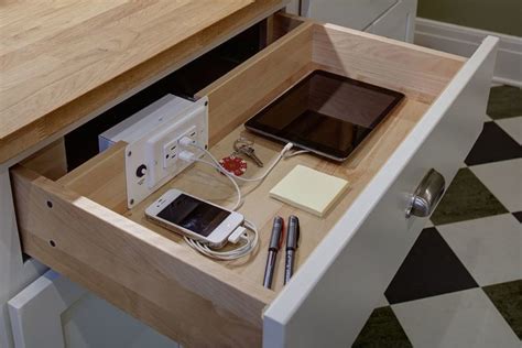 25 Functional Kitchen Charging Stations - DigsDigs