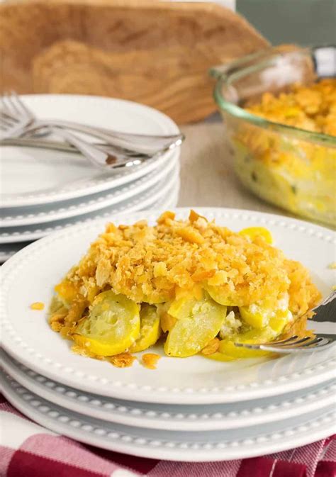 Squash Casserole with Ritz Cracker Topping Recipe