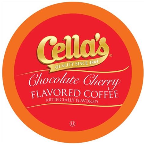 Cella's Chocolate Cherry Flavored Coffee K-Cup Pods - 40 Ct, 40 Count ...