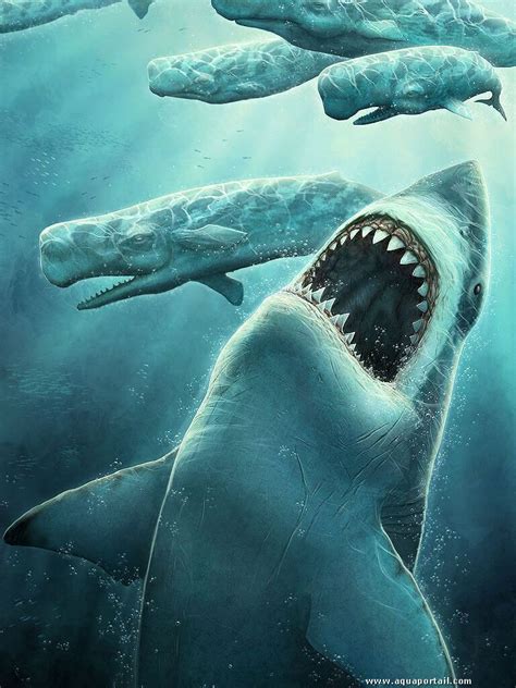 Carcharodon megalodon (Mégalodon) - AquaPortail