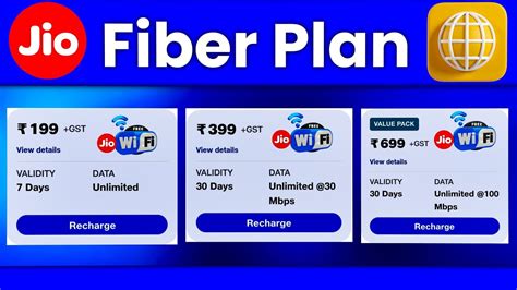 Jio Fiber Plan | JIO wifi plans | jio wifi recharge plan | jio wifi | best jio wifi plan | jio ...