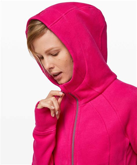 Lululemon Scuba Hoodie *Light Cotton Fleece - Calypso Pink - lulu fanatics