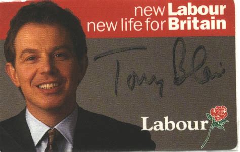 "New Labour, New life for Britain" - 1997 Labour party campaign ...