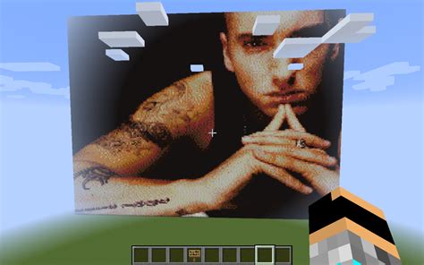 eminem pixel art Minecraft Project