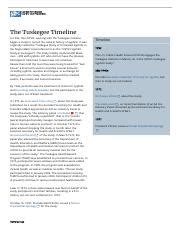 Tuskegee Study - Timeline - CDC - NCHHSTP.pdf - The U.S. Public Health ...