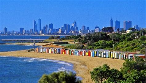 Brighton Beach in Melbourne