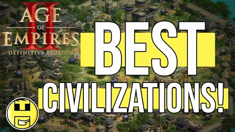 AoE2 DE - BEST BEGINNER CIVILIZATIONS! - YouTube