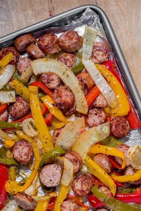 How To Roast The Best Sheet Pan Sausage Peppers And Onions