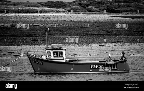 Coastline & Boats Stock Photo - Alamy