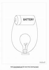 Free Battery Electricity Coloring Page  Printables Kidadl sketch template