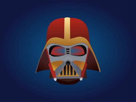 Iron Man Darth Vader Face by onkar_rockstar on Dribbble