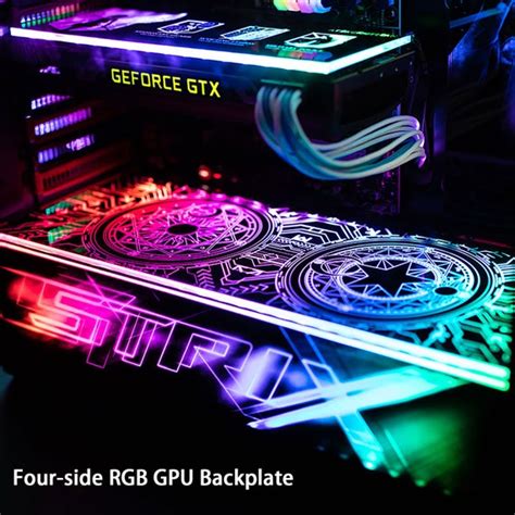 Customized New Version Four Side Edge RGB Gpu Backplates Pc | Etsy UK