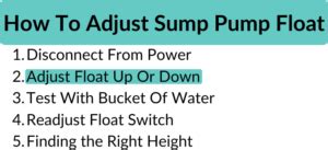 How To Adjust Sump Pump Float - Guide | Sump Pump Problem