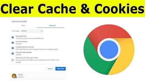 How to clear Google Chrome Cache, Cookies, and Browsing History?