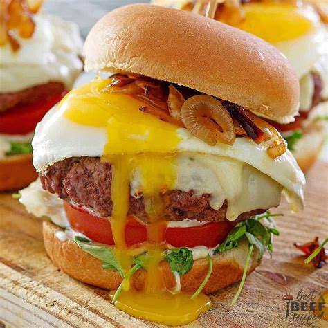 Egg Burger Recipe | Best Beef Recipes