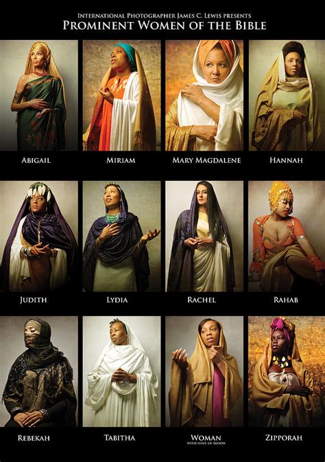 Prominent Women of the Bible Photograph by Icons Of The Bible - Pixels