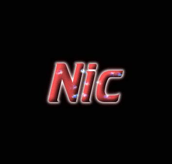 Nic Logo | Free Name Design Tool from Flaming Text