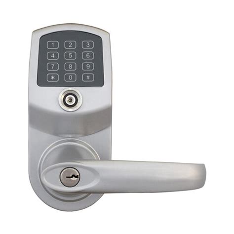 Lockstate Ls Satin Nickel 1-Cylinder Lighted Keypad in the Electronic ...