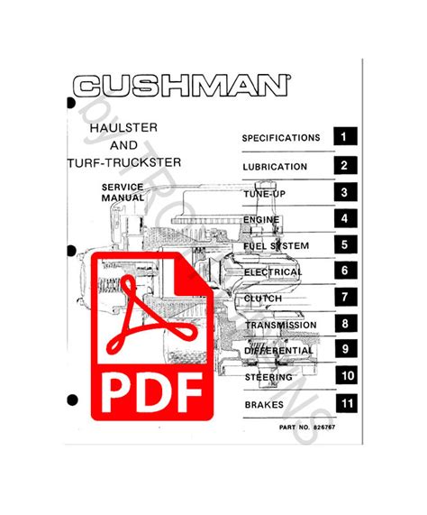 Cushman Minute Miser Parts Manual