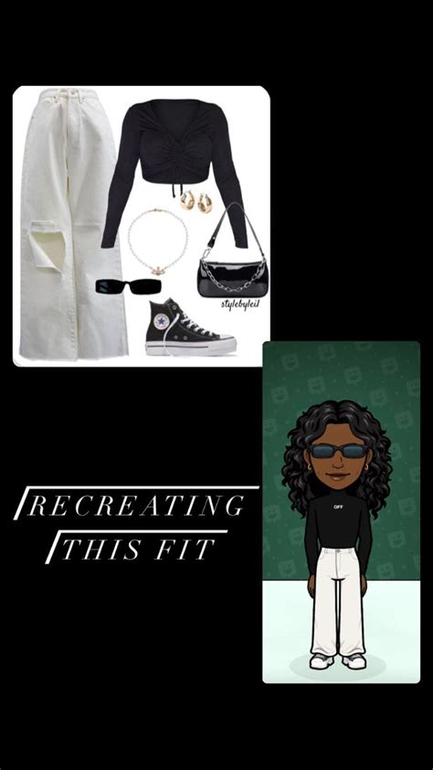 bitmoji outfit | Matching couple outfits, Cute snapchat bitmoji ideas, Bitmoji outfits baddie