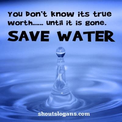 two slogan on save river or water conservation - Brainly.in